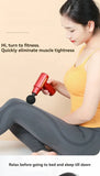 USB Mini Massage Gun Fascia Machine Muscle Relaxation Vibrating Gun Rod Massage Fitness Equipment Neck Grab Fascia Gun