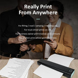 Portable Thermal Printer - M08F A4 Wireless Mobile Printer