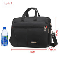 High-capacity Briefcase Business Document Information Storage Bags Weekend Travel Laptop Protection Organize Handbag Accessories