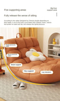 Solo Sofa Lazy Couch Tatami Living Room Bedroom Lovely Leisure Single Chair Reading Chair Balcony Rocking Chair  Sofa Bed