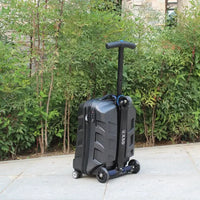 New Travel Skateboard suitcase,scooter trolley case,children's student carry on luggage with wheels Lazy rolling luggage box