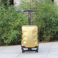 New Travel Skateboard suitcase,scooter trolley case,children's student carry on luggage with wheels Lazy rolling luggage box