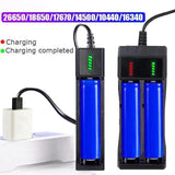 1 / 2 / 4 Slots Dual 18650 Lithium Battery Charger for 18650 14650 Charging 4.2 / 3.7 V Rechargeable Battery Charger