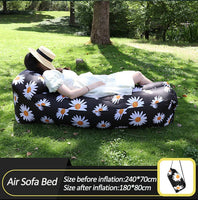 Fast Inflatable Air Sofa Bed Good Quality Sleeping Bag Inflatable Air Bag Lazy Bag Beach Sofa 240*70cm Jack's Clearance