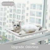 Ultra-Soft Cat Window Hammock Bed - Cozy Cloud-Like Perch for Feline Naptime - Securely Mounted, Perfect Space-Saving