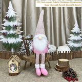 Santa Claus Doll Chirstmas Decorations Home 2024 Decor Table Elk Doll Christmas Ornaments Xmas Navidad Gifts Happy New Year 2025