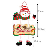 Christmas Porch Hanging Banner – Festive Door Decoration