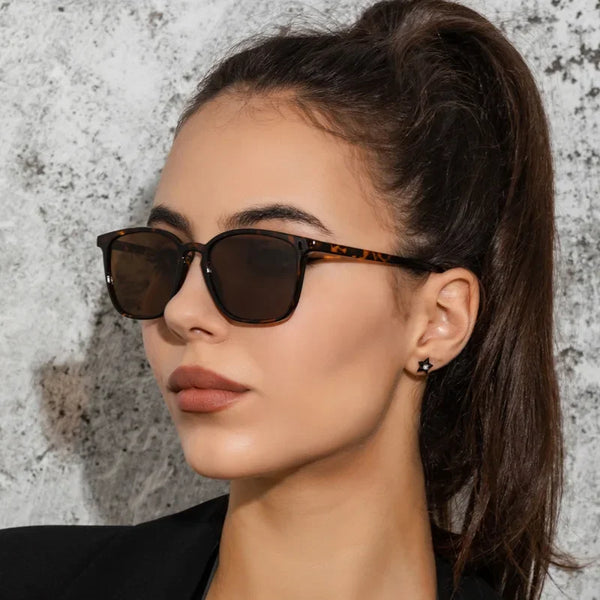 Fashion Vintage Square Sunglasses for Women Brand Designer Luxury Mirror Sun Glasses Retro Female Shades Zonnebril Dames UV400