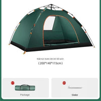 Automatic Quick Open Tent Rainfly Waterproof Camping Tent Family Outdoor Instant Setup Tent with Carring Bag Jack's Clearance