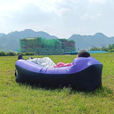 Fast Inflatable Air Sofa Bed Good Quality Sleeping Bag Inflatable Air Bag Lazy Bag Beach Sofa 240*70cm Jack's Clearance