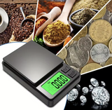 Precision Pocket Scale 1000g X 0.1g - Digital Gram, Food, Jewelry, Ounces/Grains Scale with Backlit LCD - Mini Scale for Travel