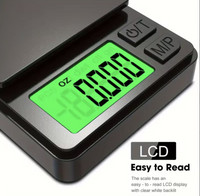 Precision Pocket Scale 1000g X 0.1g - Digital Gram, Food, Jewelry, Ounces/Grains Scale with Backlit LCD - Mini Scale for Travel