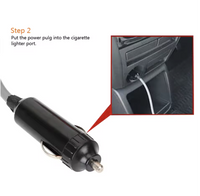 12V RV Caravan Shower With Pipe Pump Cigar Lighter Power Adapter Car Washer Outdoor Camping Travel Washing Nozzles Universal