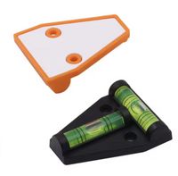 T-Type Spirit Level Plastic Measuring Vertical And Horizontal Adjuster Scope Triangle Level Measuring Kit for Caravan Camper