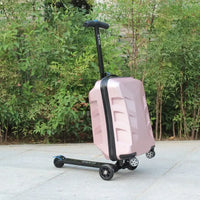 New Travel Skateboard suitcase,scooter trolley case,children's student carry on luggage with wheels Lazy rolling luggage box