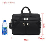 High-capacity Briefcase Business Document Information Storage Bags Weekend Travel Laptop Protection Organize Handbag Accessories