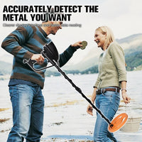 MD-4080 High Sensitivity Underground Metal Detector With 7.8" Waterproof Search Coil All Metal & Disc Mode Pinpoint Function