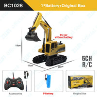 ZWN RC Excavator & Dump Truck – Realistic Construction Vehicle