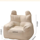 Single Sofa Chair Cartoon Seat Baby Sofa Children Sofa Cute Lazy Bean Bag Environmentally Friendly Thickened Portable Sofa Chair