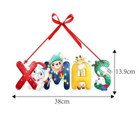 Christmas Porch Hanging Banner – Festive Door Decoration