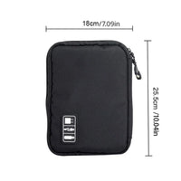 Storage Bag Electronic Accessory Organizer Portable Usb Data Cable Charger Plug Travel Waterproof Organizer