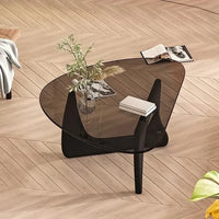 82x57cm Minimalistic Solid Wood Leg Tea Table for Balcony and Tatami Room Coffee Table Simple Balcony Tatami Corner Table