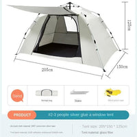 Automatic Quick Open Tent Rainfly Waterproof Camping Tent Family Outdoor Instant Setup Tent with Carring Bag Jack's Clearance