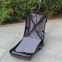 New Travel Skateboard suitcase,scooter trolley case,children's student carry on luggage with wheels Lazy rolling luggage box