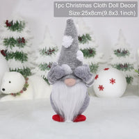 Santa Claus Doll Chirstmas Decorations Home 2024 Decor Table Elk Doll Christmas Ornaments Xmas Navidad Gifts Happy New Year 2025