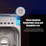 Portable 3 in 1 Fan AIr Conditioner Household Small Air Cooler LED Night Lights Humidifier Air Adjustment Home Fans Dropshipping