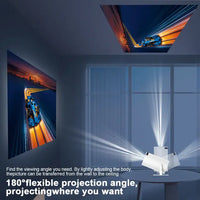 Transpeed 4K Android 11 Projector - Dual WiFi6, 200 ANSI, Allwinner H713, BT5.0, 1080P, Portable Cinema