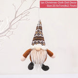 Santa Claus Doll Chirstmas Decorations Home 2024 Decor Table Elk Doll Christmas Ornaments Xmas Navidad Gifts Happy New Year 2025