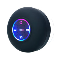 Portable Wireless Bluetooth Speaker LED IPX4 Waterproof Loudspeaker Outdoor Bathroom Large Suction Cup Mini Stereo Sound Box