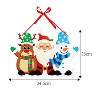 Christmas Porch Hanging Banner – Festive Door Decoration