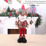 Santa Claus Doll Chirstmas Decorations Home 2024 Decor Table Elk Doll Christmas Ornaments Xmas Navidad Gifts Happy New Year 2025