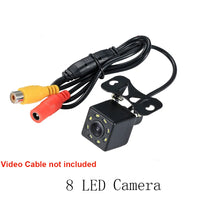 Wide Angle HD Car Rearview Camera Rear View Video Vehicle Camera Backup Reverse Camera 12 LED Night Vision Parking Camera