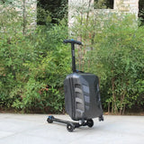 New Travel Skateboard suitcase,scooter trolley case,children's student carry on luggage with wheels Lazy rolling luggage box