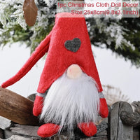 Santa Claus Doll Chirstmas Decorations Home 2024 Decor Table Elk Doll Christmas Ornaments Xmas Navidad Gifts Happy New Year 2025