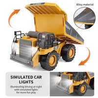 ZWN RC Excavator & Dump Truck – Realistic Construction Vehicle