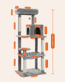 PAWZ Road Cat Tree Tower Scratching Post Scratcher Cat Condo House Bed Furniture