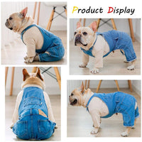 Blue Jeans Dog Overalls