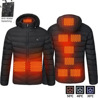 17 Areas Heated Jacket USB Winter Outdoor Electric Heating Jackets Warm Sports Thermal Coat Clothing Heatable Cotton jacket
Men Women Jack's Clearance