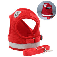 Breathable Cat Harness And Leash Escape Proof Pet Clothes Kitten Puppy Dogs Vest Adjustable Easy Control Reflective Cat Harness Jack's Clearance