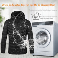 17 Areas Heated Jacket USB Winter Outdoor Electric Heating Jackets Warm Sports Thermal Coat Clothing Heatable Cotton jacket
Men Women Jack's Clearance