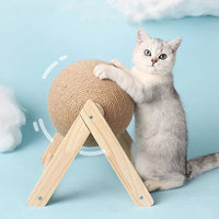 Cat Scratching Ball Toy Kitten Sisal Rope Ball Board Grinding Paws Toys Cats Scratcher Wear-resistant Pet Furniture Jack's Clearance