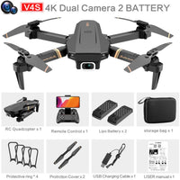 4DRC V4 WIFI FPV Drone WiFi live video FPV 4K/1080P HD Wide Angle Camera Foldable Altitude Hold Durable RC Quadcopter Jack's Clearance