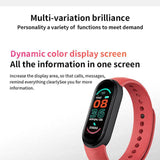 M6 Smart Bracelet Multi-Function Heart Rate Blood Pressure Monitor Step Music Sleep Monitoring M6 Smart Fitness Sports Watch Jack's Clearance