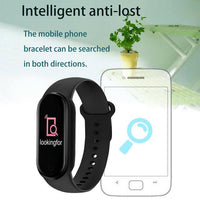 M6 Smart Bracelet Multi-Function Heart Rate Blood Pressure Monitor Step Music Sleep Monitoring M6 Smart Fitness Sports Watch Jack's Clearance