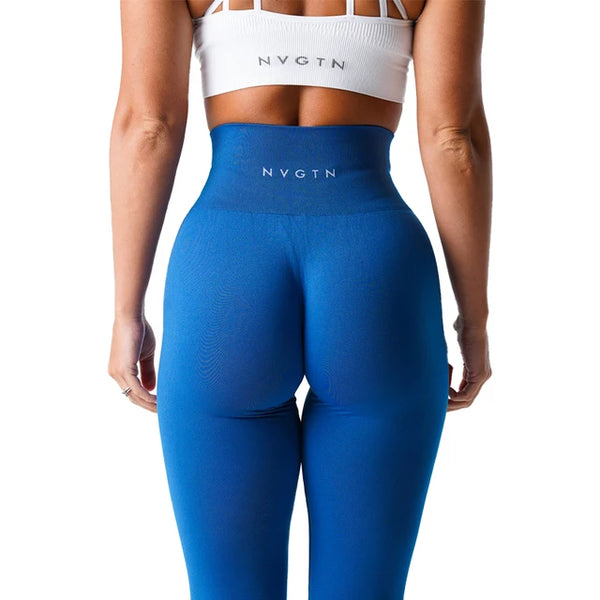 Silky NVGTN Solid Seamless Yoga Seamless Gym Leggings For Women Buttery  Soft Fitness Outfit For Gym, Sports, And Workouts 230701 From Shenping03,  $18.17