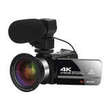 4K WIFI Camcorder for Vlogging with Stabilizer, Time-Lapse & Webcam Jack's Clearance